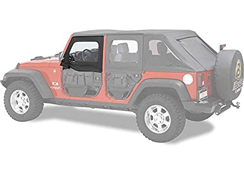 Bestop Upper Fabric Half Door inserts for Jeep JK