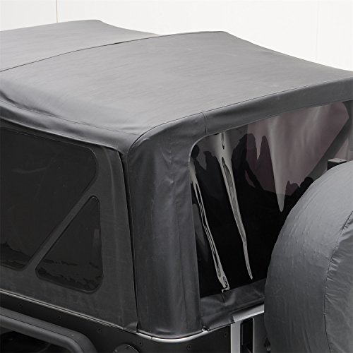Smittybilt 9070235 OEM Replacement Soft Top Black Diamond for 2007-2009 Jeep Wrangler JK 2-Door