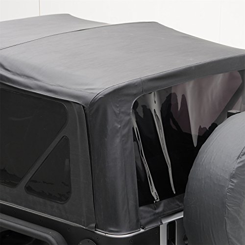 Smittybilt 9075235 OEM Replacement Soft Top Black Diamond for 2010-2018 Jeep Wrangler JK 2-Door