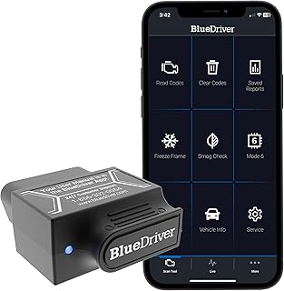 Bluetooth Pro OBDII Scan Tool for iPhone & Android - No Subscription Fee - OBD2 Car Scanner and Code Reader - Diagnose Check Engine, ABS, SRS, Airbag & 7000+ Issues on Vehicles 1996+ for Jeep JK
