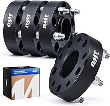 Orion Motor Tech 5x5 Wheel Spacers Compatible with Jeep Wrangler JK Grand Cherokee Commander, 1.5" Wheel Spacers with 1/2x20 Studs, 5x127 71.5 mm Hub Centric Wheel Spacer Kit, Set of 4, Black